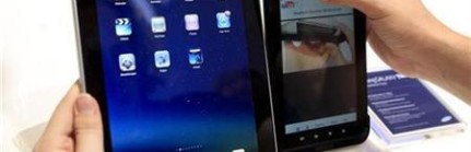 Compare the performance of Apple's iPad and Samsung's Galaxy Tab