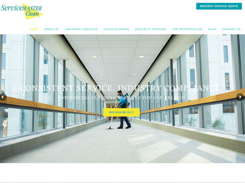 Scale has launched a new website design for ServiceMaster Twin Cities, specializing in commercial cleaning and facility maintenance.